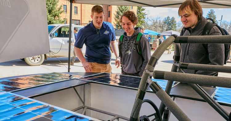 Bridger Solar Car Club Showcase Vehicle